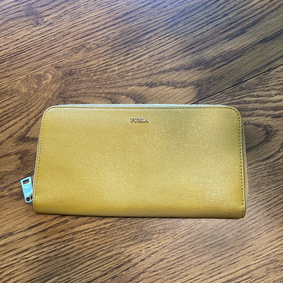 Furla Bags Furla Zip Around Wallet Babylon Mustard Poshmark